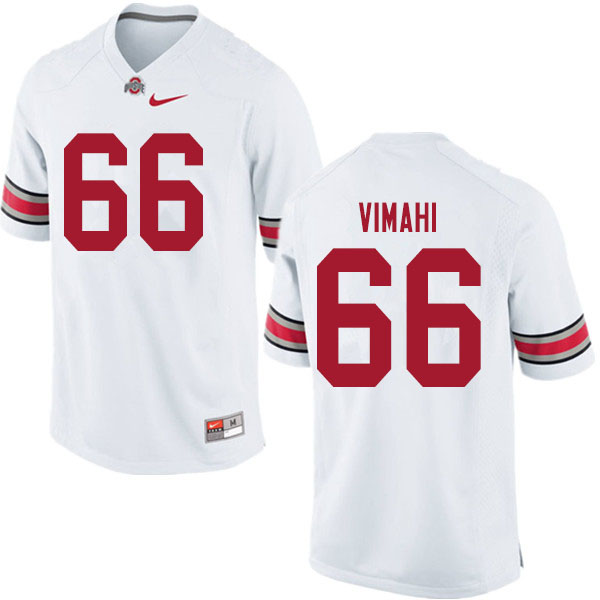 Ohio State Buckeyes #66 Enokk Vimahi College Football Jerseys Sale-White